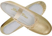 Gold Adult Ballet Slippers by Trimfoot