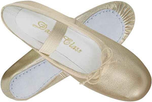 Adult Metallic Gold Ballet Shoe