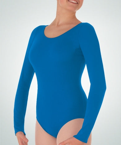 Body Wrappers Plus Size Long Sleeve Leotard