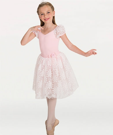 Princess Aurora Lace Puff Sleeve Leotard and Romantic Tutu by Body Wrappers