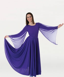 Body Wrappers Adult Praise Dance Extra Full & Long Circle Skirt