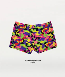 Body Wrappers Camouflage Brights Dance Hot Shorts