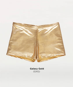 Body Wrappers Galaxy Gold Dance Hot Shorts