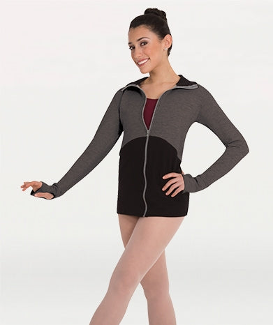 Body Wrappers Zip Front Jacket