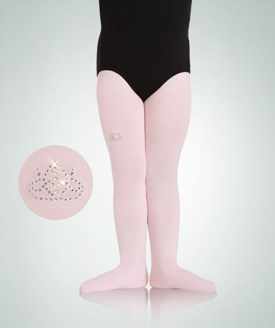 Body Wrappers Girls' Footed Dance Tights