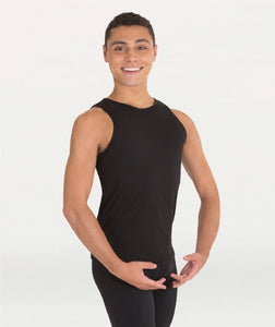 Body Wrappers Mens Hi Neck Tank Pullover