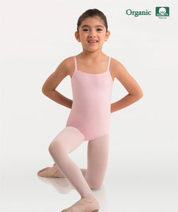 Body Wrappers Girls Organic Cotton Camisole Leotard