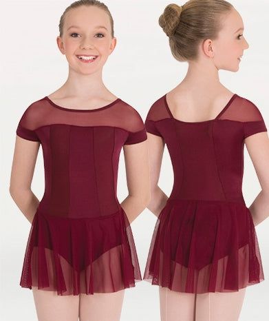 Body Wrappers Illusion Skirted Leotard