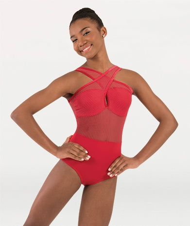 Body Wrappers Adult Cross-Over Front Leotard