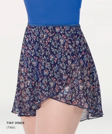 Body Wrappers Adult Chiffon Skirt - Tiny Vines