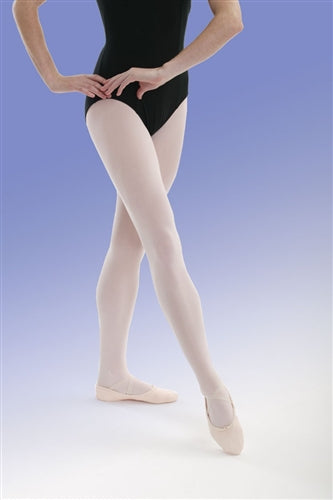 N140C Black Capezio Hold & Stretch Footless Tights Kids Sizes