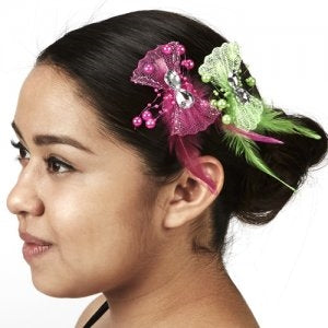 Dasha Stone and Pearl Feather Clip
