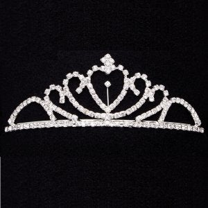 Dasha Solitaire Heart Tiara