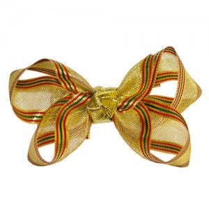 Dasha Gold Holiday Four Way Bow