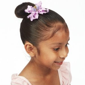 Dasha Tiny Rose Ribbon Bow