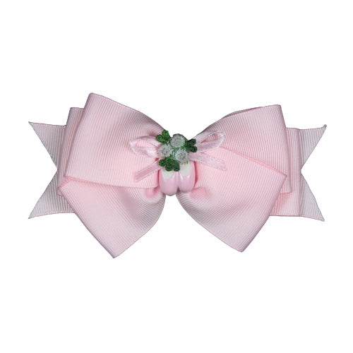 Dasha Embroidered Accent with Shoes Bow