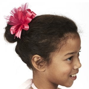 Dasha Satin and Tulle Bow Barrette