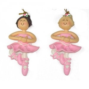 Dasha Set of 2 Balllerina Ornament