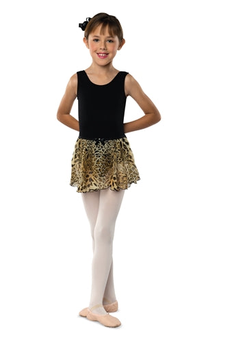 Danshuz Child Leopard Circle Dance Skirt