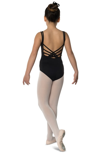 Danshuz Child Back Weave Leotard in Black