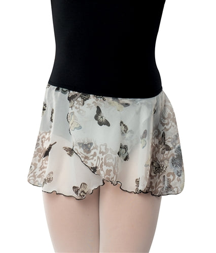 Danshuz Adult Butterfly Print Ballet Skirt