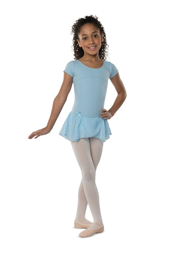 Danshuz Child Cap Sleeve Bow Back Dance Dress