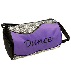 Silver Sizzle Duffle Dance Bag in Purple