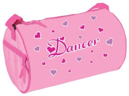 Dancer Shimmer Hearts Duffel Dance Bag