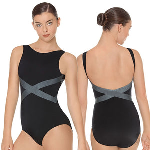 Eurotard Adult Angled Slate Tank Leotard