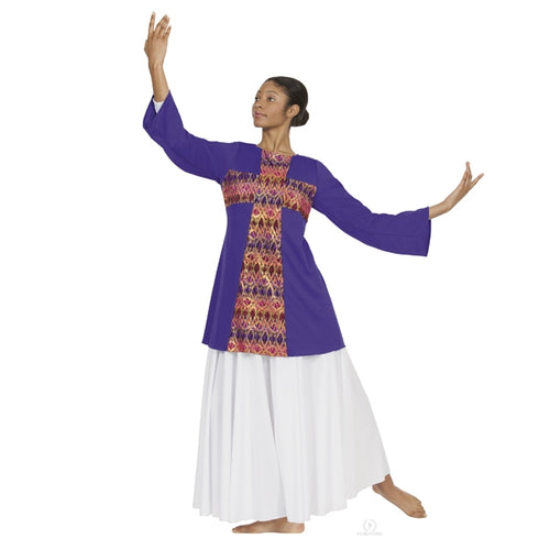 Eurotard Plus Size Joyful Praise Long Sleeve Tunic