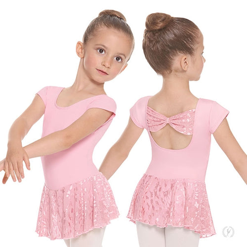 Eurotard Child Impression Mesh Bow Back Dress