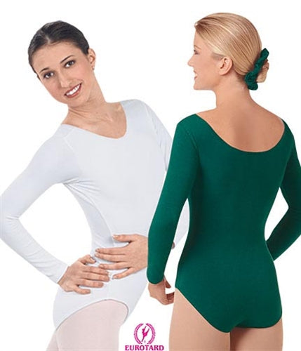 Eurotard Cotton Adult Long Sleeve Leotard