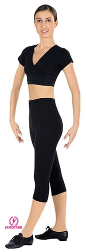 Eurotard Adult Capri Tights with Gusset Panel