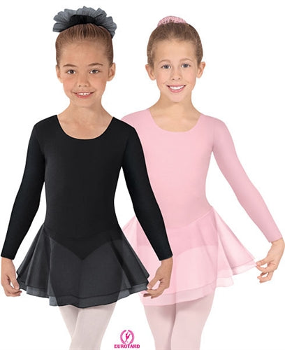 Eurotard Child Value Collection Long Sleeve Double Skirted Leotard