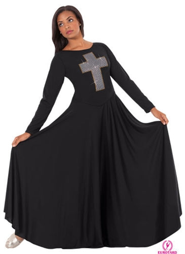 Eurotard Plus Size Adult Jubilee Cross Dress, 4X, 5X, 6X