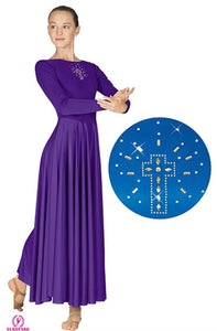 Eurotard Adult Shining Cross Dress, XS-XL