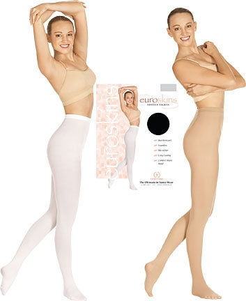 Eurotard Adult & Plus Size Footed Dance Tights