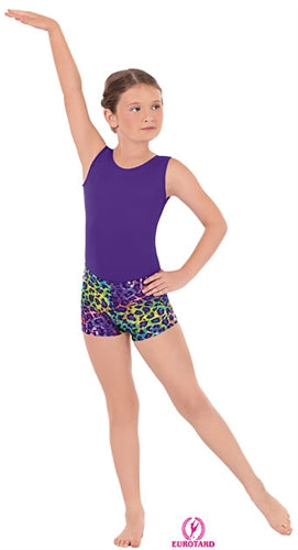 Eurotard Child Disco Leopard Booty Shorts