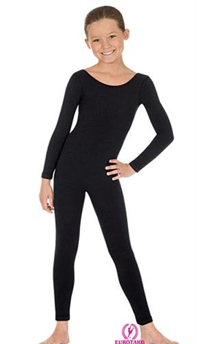 Eurotard Child Microfiber Long Sleeve Dance Unitard