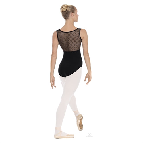 Eurotard Adult Diamond Mesh Pinch Front Tank Leotard