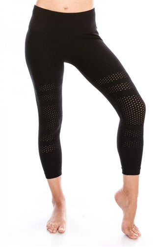 Calf Length Mesh Leggings - Amazing Dancewear