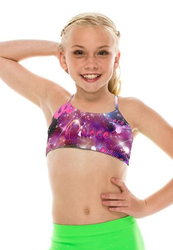 KIDS DISCO DANCE CAMI BRA TOP