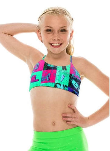 KIDS LOVE DANCE CAMI BRA TOP