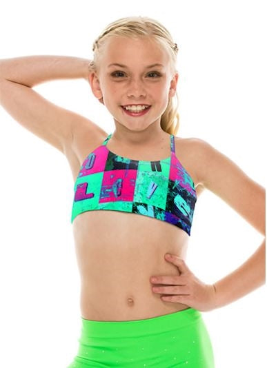 KIDS LOVE DANCE CAMI BRA TOP