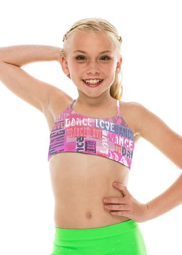 KIDS Dance Love DANCE CAMI BRA TOP