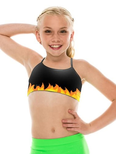 KIDS Fire DANCE CAMI BRA TOP