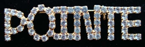 Pointe Rhinestone Pin