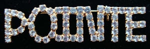 Pointe Rhinestone Pin