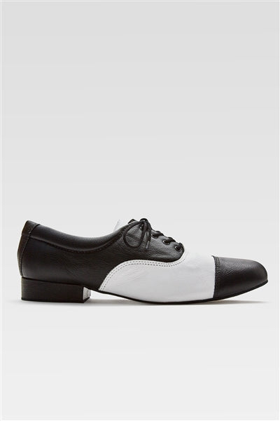 So Danca Men's Black-White Ballroom Shoe