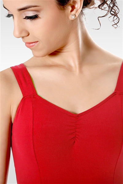 So Danca Adult Amelia Wide Strap Tank Leotard